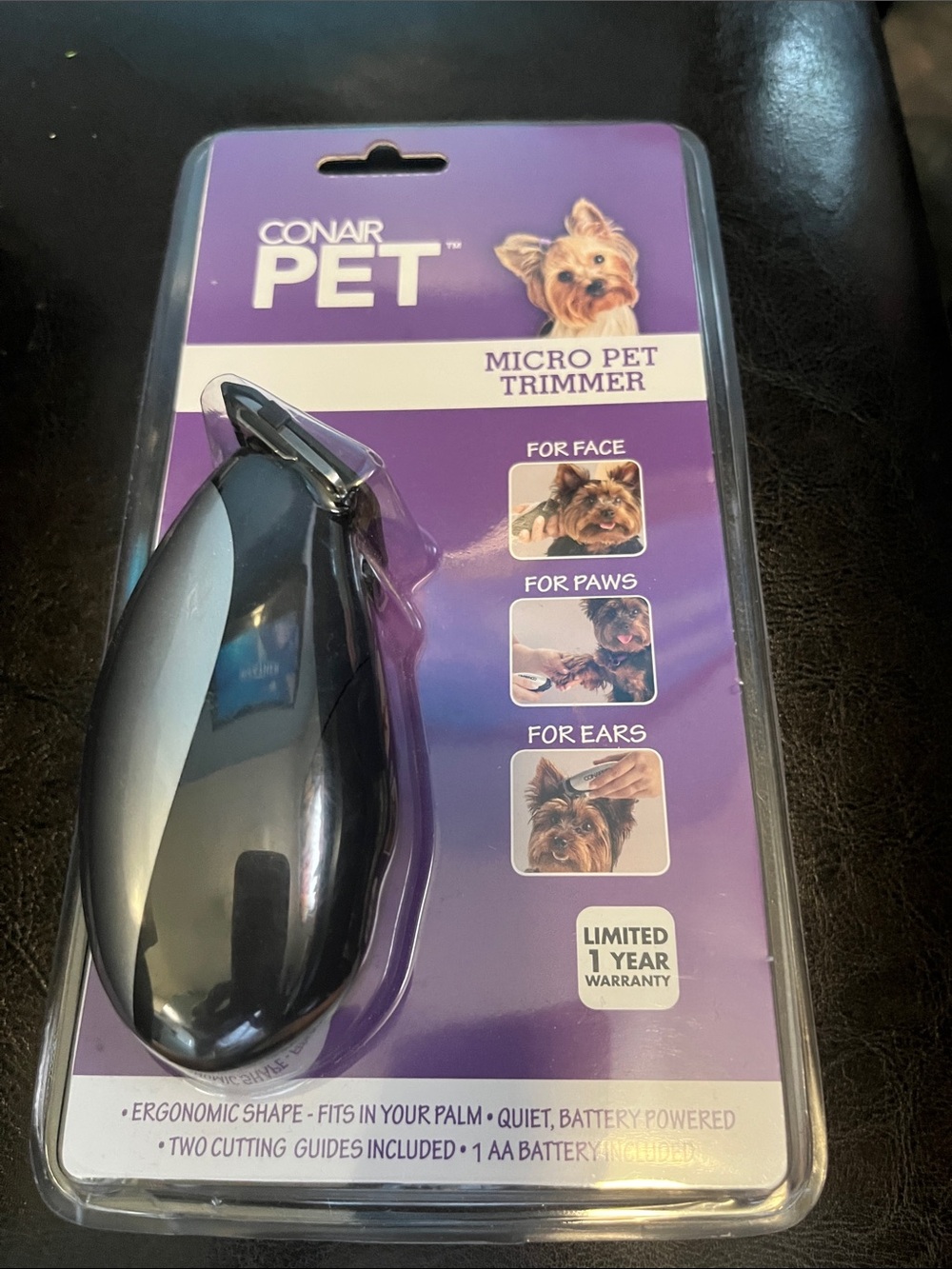 Micro Pet Trimmer - Black and Silver